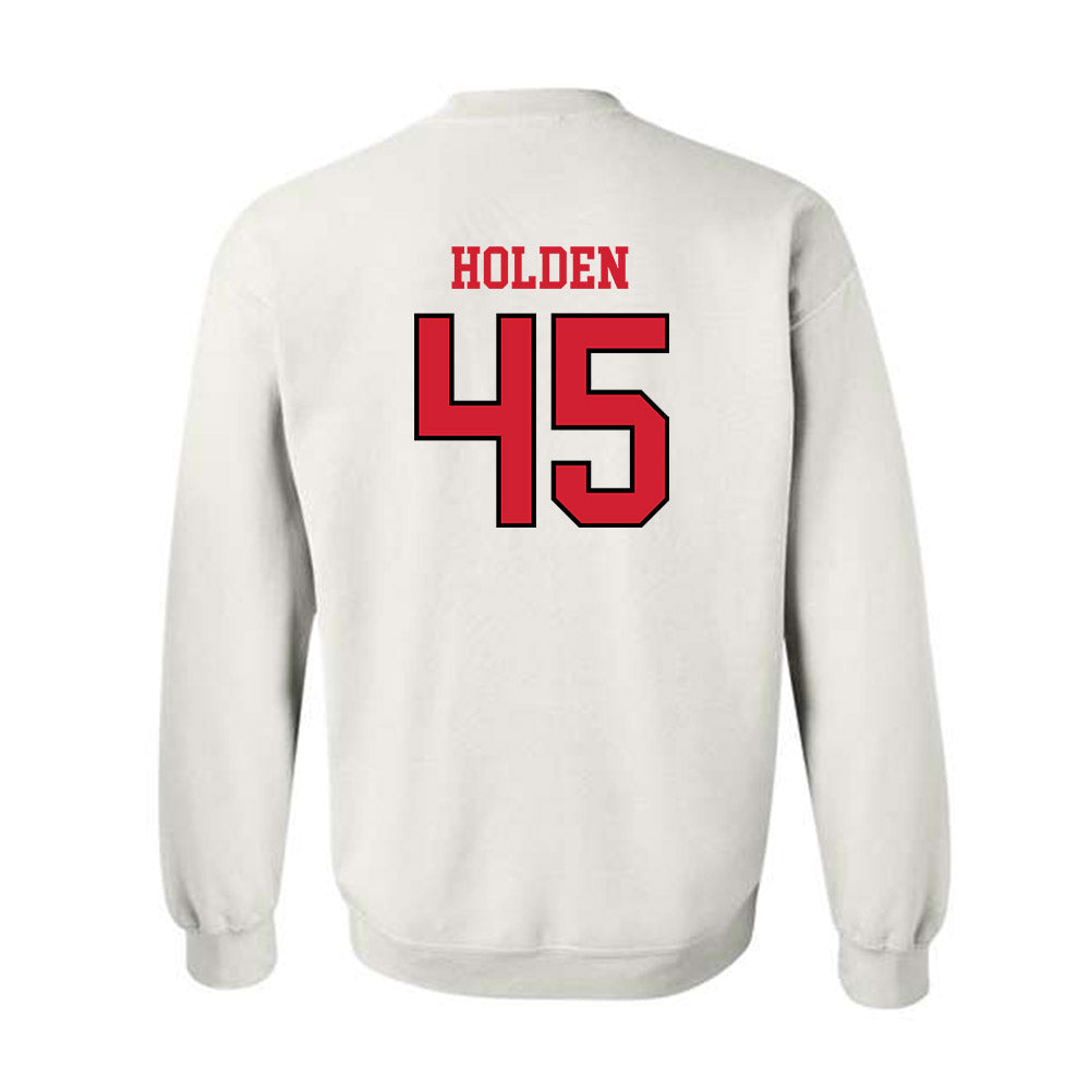 Maryland - Men's Basketball Alumni : Tahj Holden - Sports Shersey Crewneck Sweatshirt-1