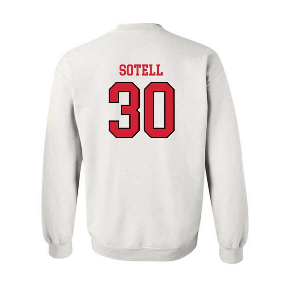 Maryland - NCAA Men's Basketball : Lukas Sotell - Sports Shersey Crewneck Sweatshirt-1
