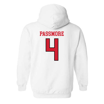 Maryland - NCAA Men's Basketball : Rakease Passmore - Sports Shersey Hooded Sweatshirt-1