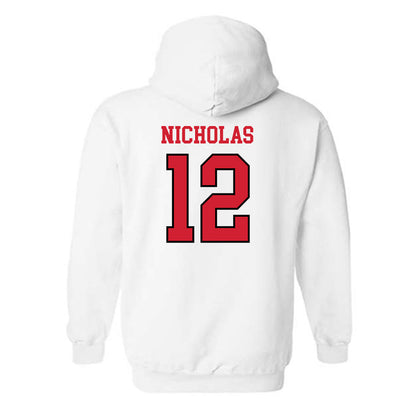 Maryland - Men's Basketball Alumni : Drew Nicholas - Sports Shersey Hooded Sweatshirt-1