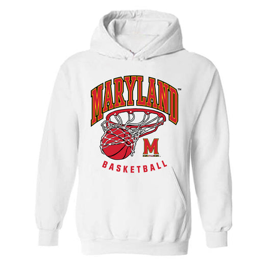 Maryland - Men's Basketball Alumni : Calvin McCall - Sports Shersey Hooded Sweatshirt-0