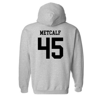 Maryland - NCAA Men's Basketball : Collin Metcalf - Sports Shersey Hooded Sweatshirt-1