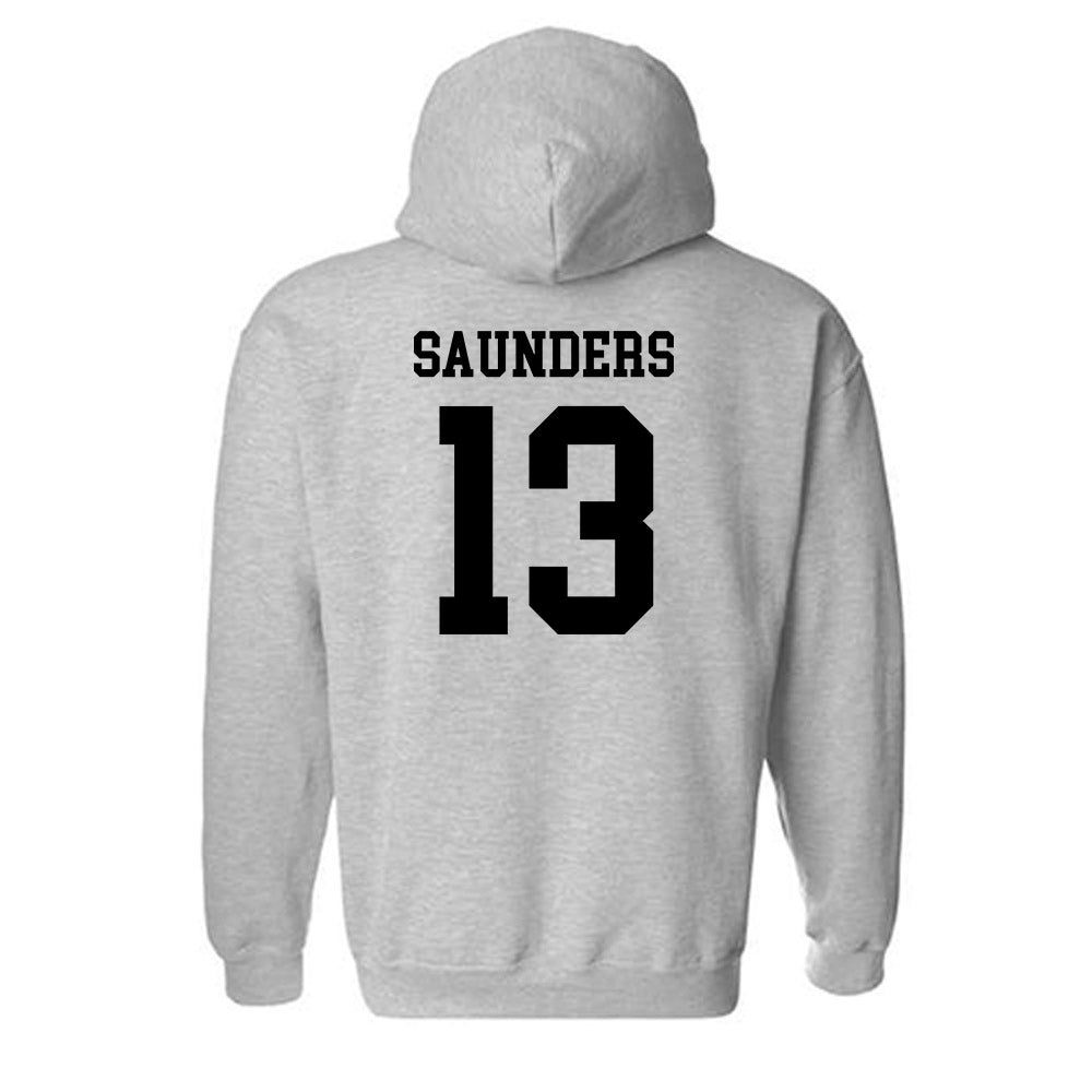 Maryland - NCAA Men's Basketball : Elijah Saunders - Sports Shersey Hooded Sweatshirt-1