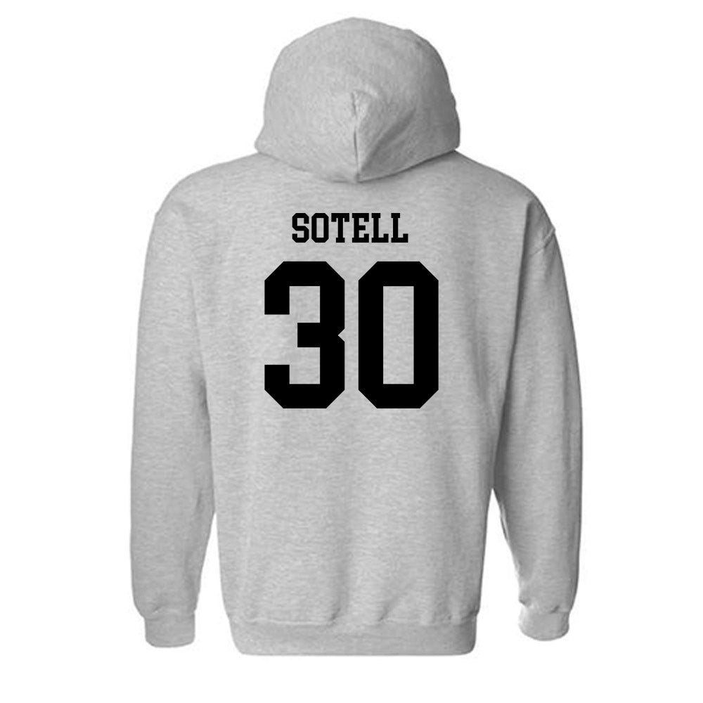 Maryland - NCAA Men's Basketball : Lukas Sotell - Sports Shersey Hooded Sweatshirt-1