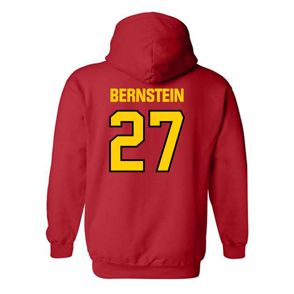 Maryland - NCAA Men's Soccer : Henry Bernstein - Sports Shersey Hooded Sweatshirt-1