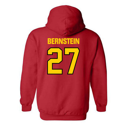 Maryland - NCAA Men's Soccer : Henry Bernstein - Sports Shersey Hooded Sweatshirt-1