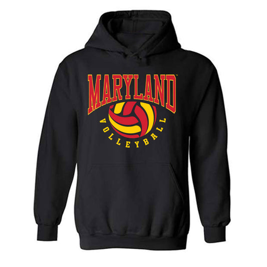 Maryland - NCAA Women's Volleyball : Ellis Crawford - Sports Shersey Hooded Sweatshirt-0