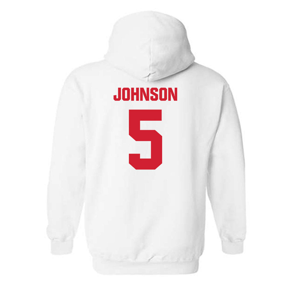 Maryland - NCAA Baseball : Andrew Johnson - Sports Shersey Hooded Sweatshirt-1