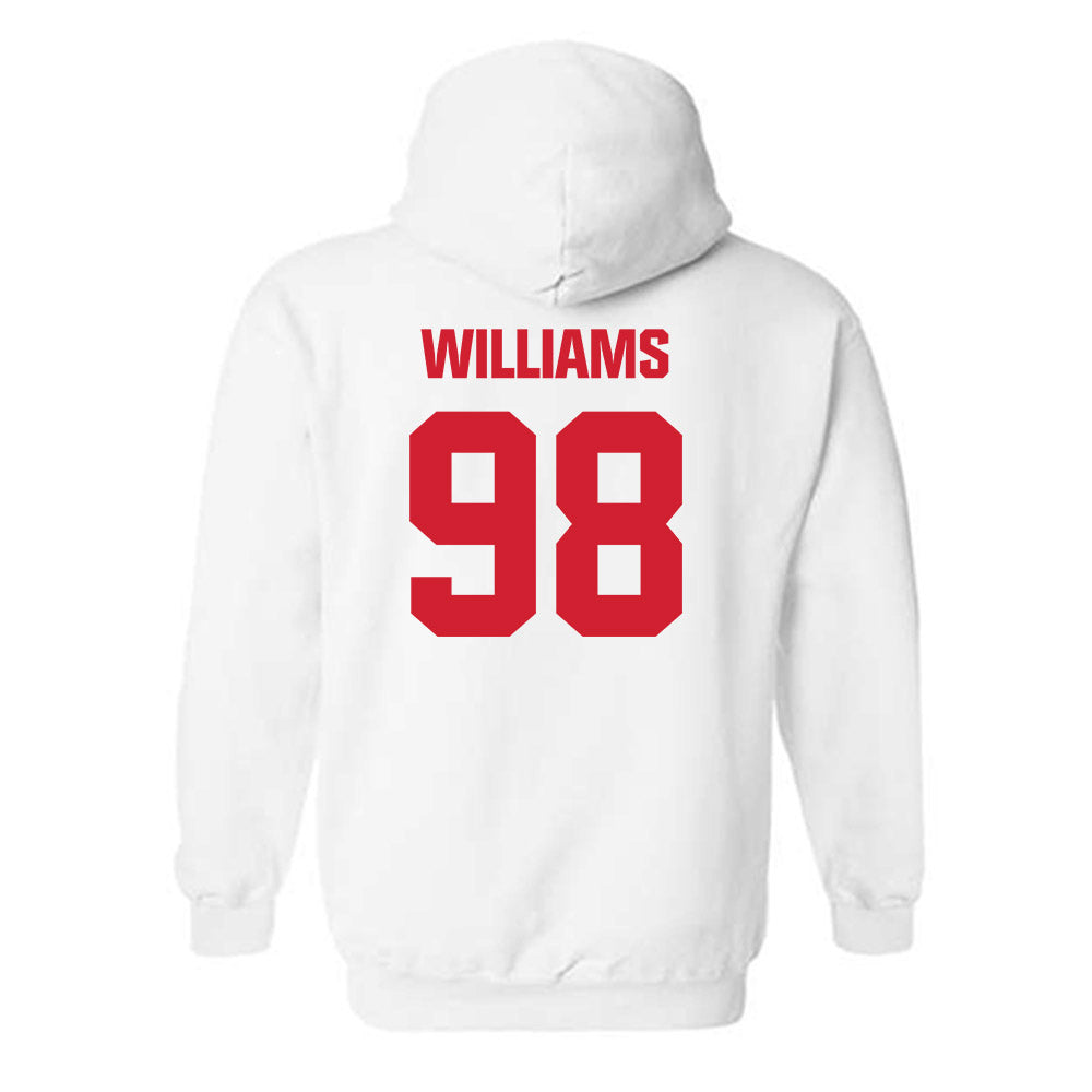 Maryland - NCAA Baseball : Lance Williams - Sports Shersey Hooded Sweatshirt-1