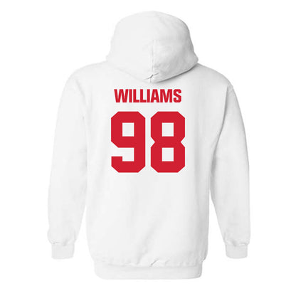 Maryland - NCAA Baseball : Lance Williams - Sports Shersey Hooded Sweatshirt-1