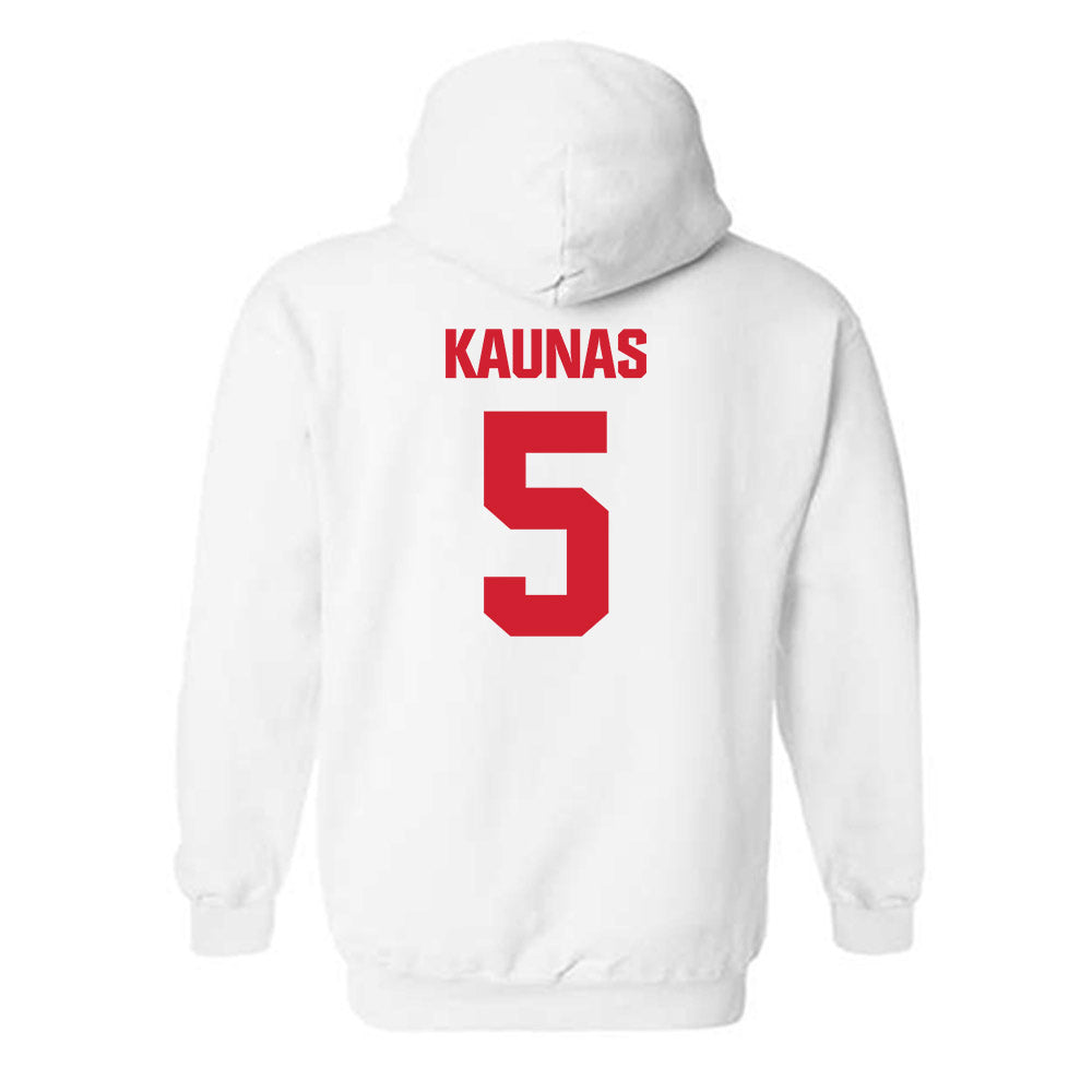 Maryland - NCAA Baseball : Ty Kaunas - Sports Shersey Hooded Sweatshirt-1