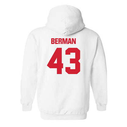 Maryland - NCAA Baseball : Sammy Berman - Sports Shersey Hooded Sweatshirt-1