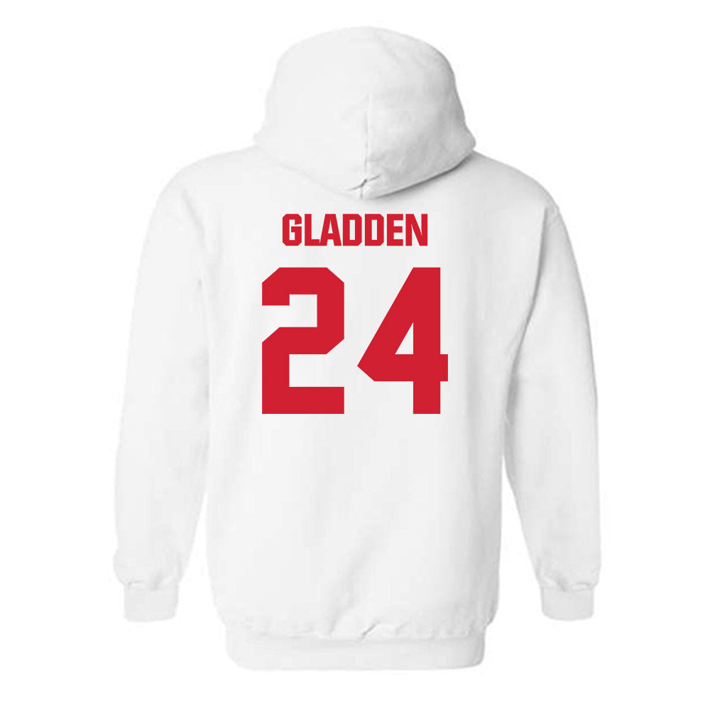 Maryland - NCAA Baseball : james gladden - Sports Shersey Hooded Sweatshirt-1