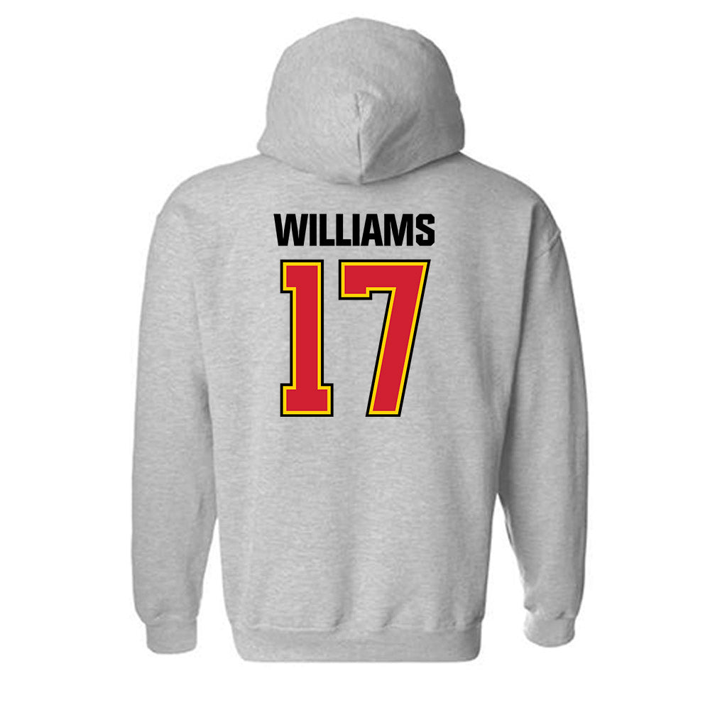Maryland - NCAA Softball : Jaylee Williams - Sports Shersey Hooded Sweatshirt-1