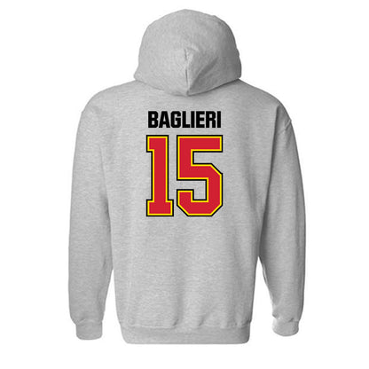 Maryland - NCAA Softball : Biz Baglieri - Sports Shersey Hooded Sweatshirt-1