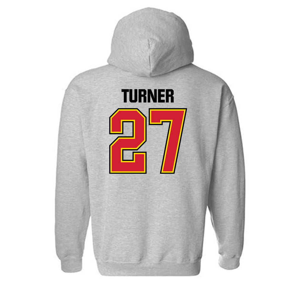 Maryland - NCAA Softball : Logan Turner - Sports Shersey Hooded Sweatshirt-1