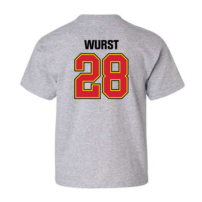 Maryland - NCAA Softball : Aubrey Wurst - Sports Shersey Youth T-Shirt-1