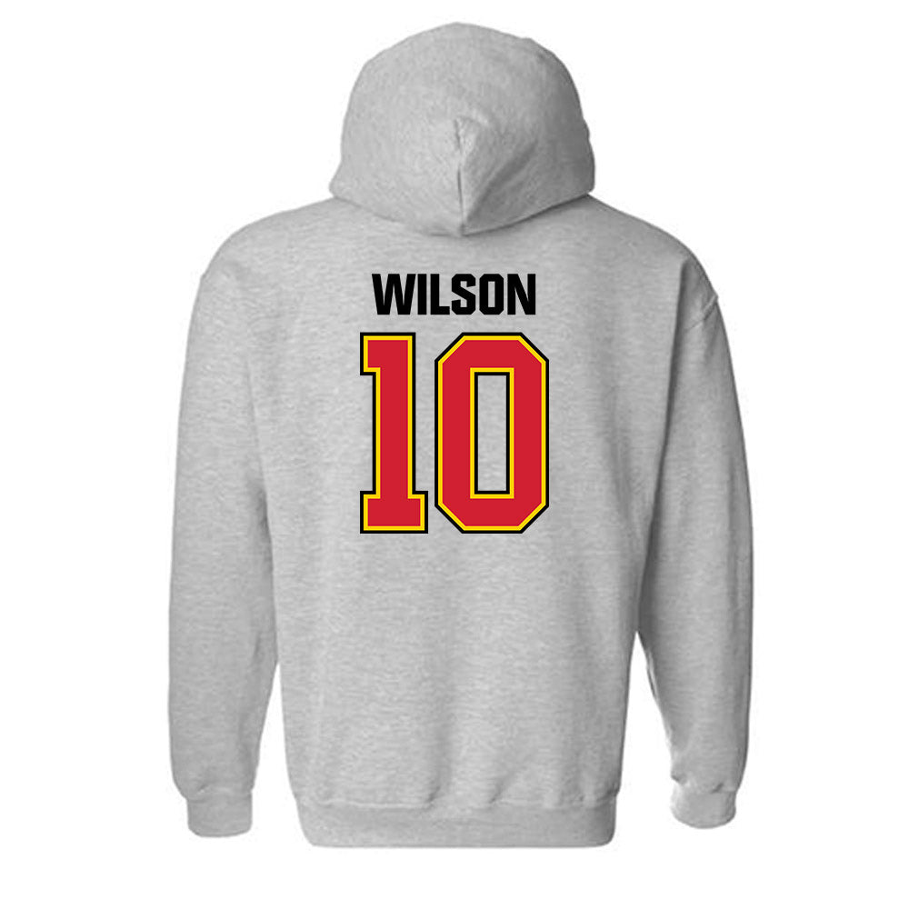 Maryland - NCAA Softball : Gracie Wilson - Sports Shersey Hooded Sweatshirt-1
