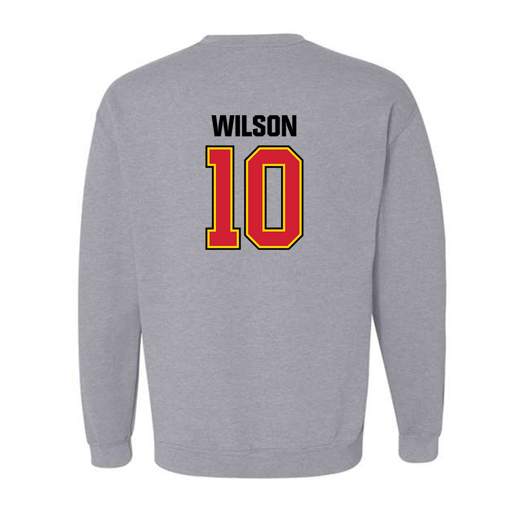 Maryland - NCAA Softball : Gracie Wilson - Sports Shersey Crewneck Sweatshirt-1