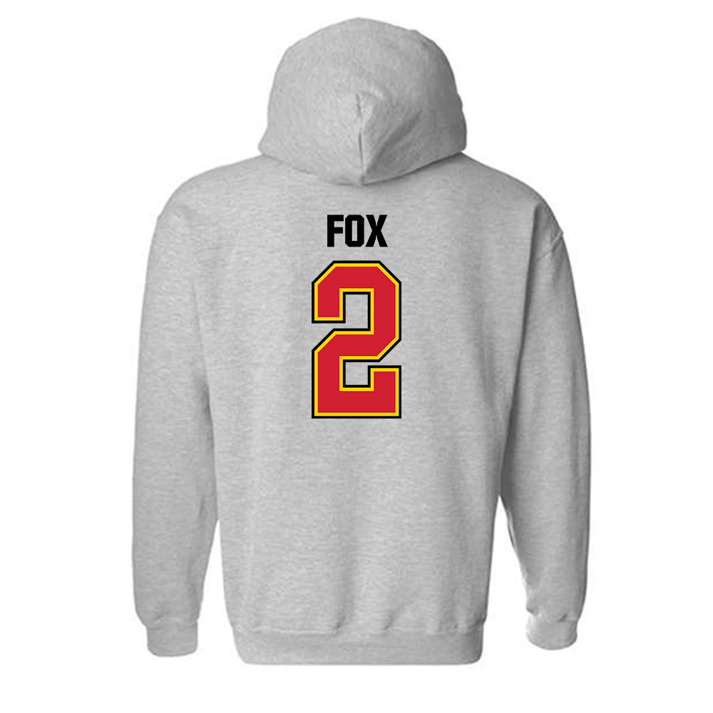 Maryland - NCAA Softball : Caroline Fox - Sports Shersey Hooded Sweatshirt-1
