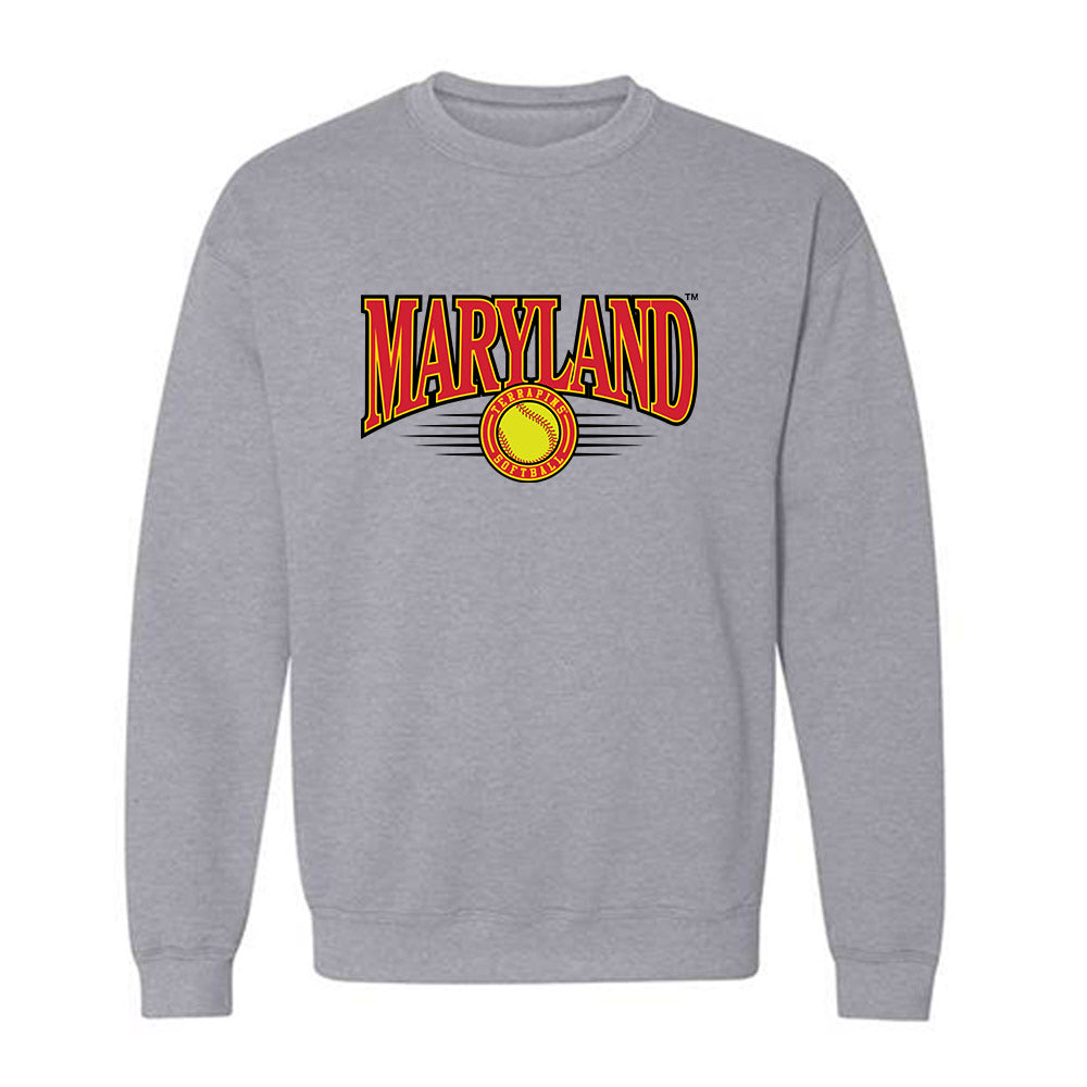 Maryland - NCAA Softball : Elisea Wiegand - Sports Shersey Crewneck Sweatshirt-0