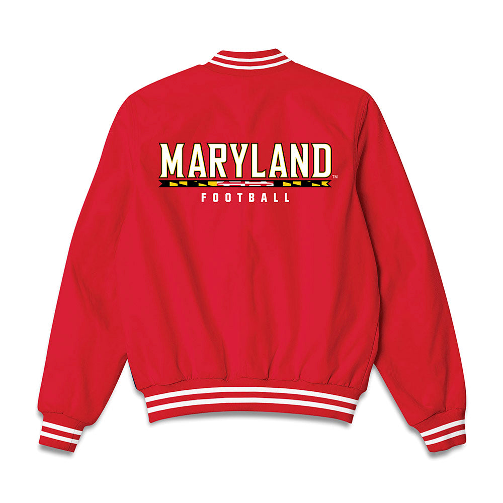 Maryland - NCAA Football : Sean Johnson - Bomber Jacket-1
