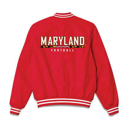 Maryland - NCAA Football : Sean Johnson - Bomber Jacket-1
