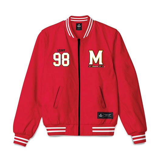 Maryland - NCAA Football : Daniel Leahy - Bomber Jacket-0