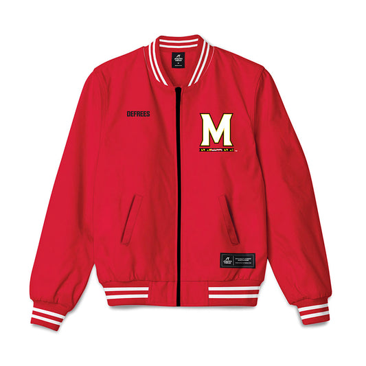 Maryland - NCAA Women's Gymnastics : Emily DeFrees - Bomber Jacket-0