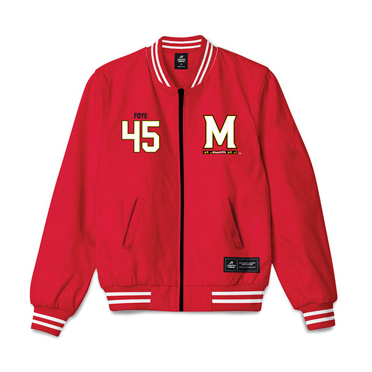 Maryland - NCAA Football : Solomon Foye - Bomber Jacket-0