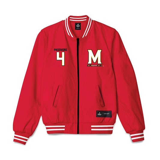 Maryland - NCAA Men's Basketball : Rakease Passmore - Bomber Jacket-0