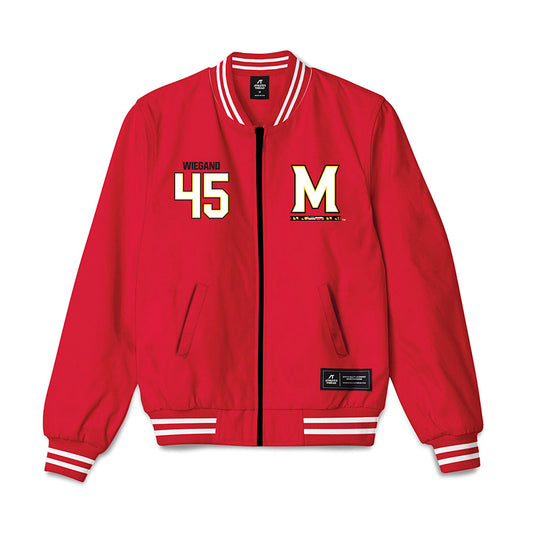 Maryland - NCAA Softball : Elisea Wiegand - Bomber Jacket-0