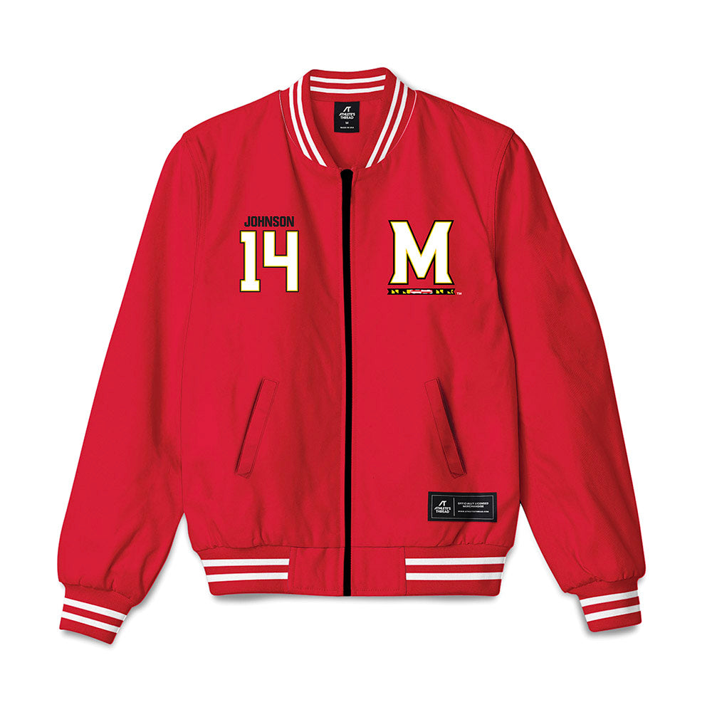Maryland - NCAA Football : Sean Johnson - Bomber Jacket-0