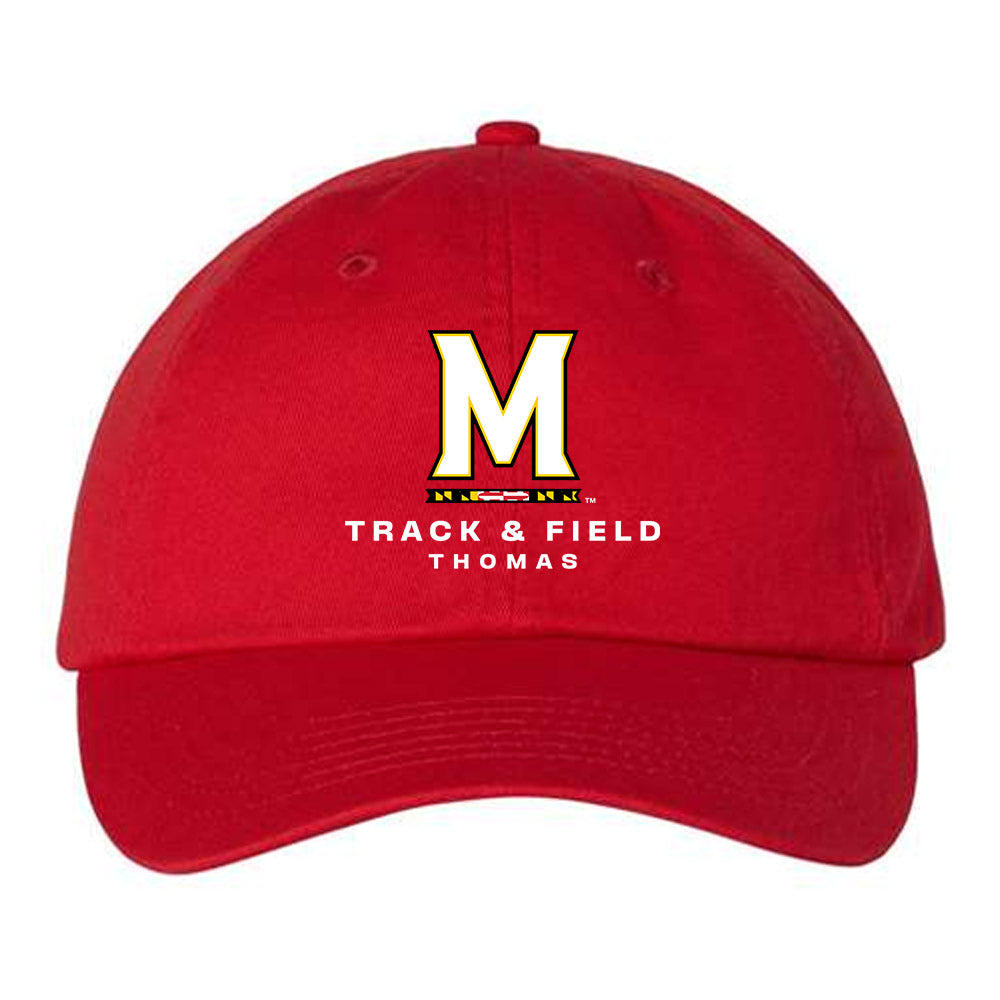 Maryland - NCAA Women's Track & Field : Ashley Thomas - Dad Hat-0