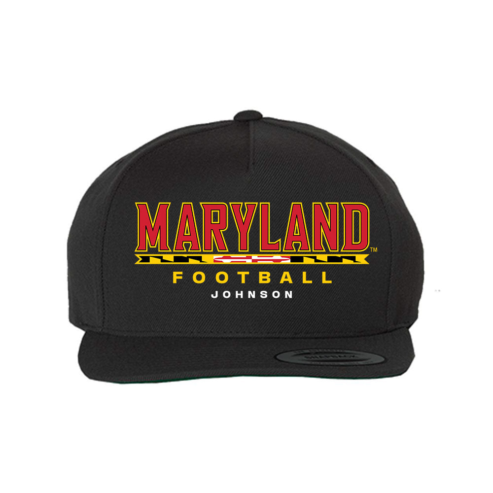 Maryland - NCAA Football : Sean Johnson - Snapback Hat-0