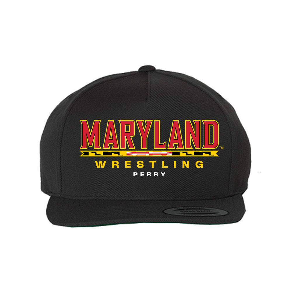 Maryland - NCAA Wrestling : Nathan Perry - Snapback Hat-0