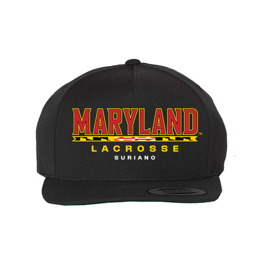 Maryland - NCAA Women's Lacrosse : Julia Suriano - Snapback Hat-0