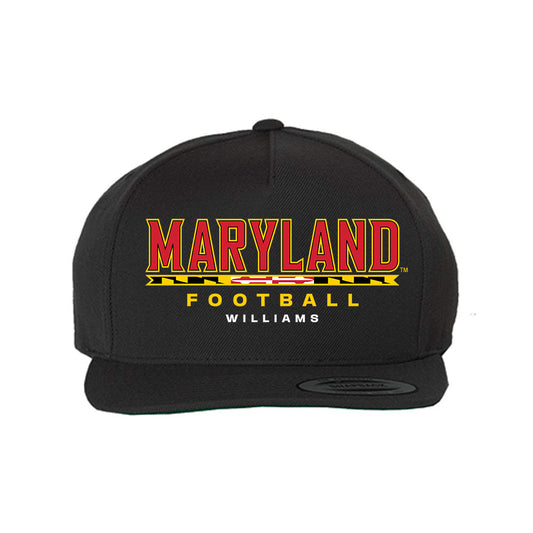 Maryland - NCAA Football : DeJuan Williams - Snapback Hat-0