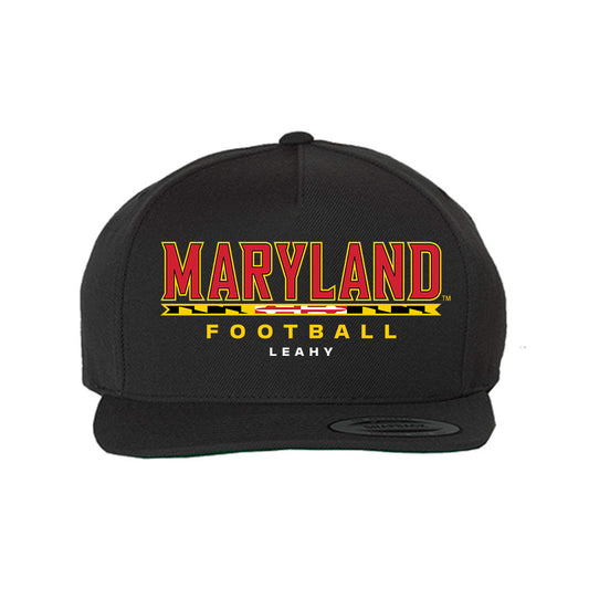Maryland - NCAA Football : Daniel Leahy - Snapback Hat-0