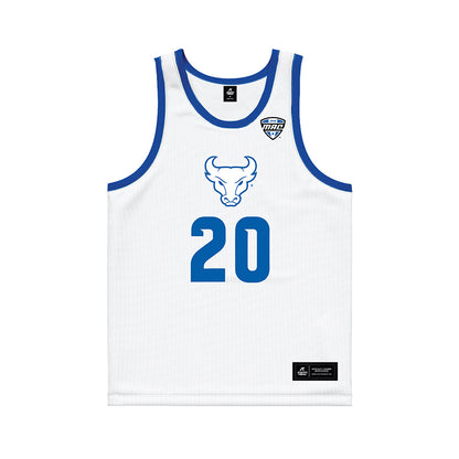Buffalo - NCAA Men's Basketball : Daniel Shao - White Basketball Jersey