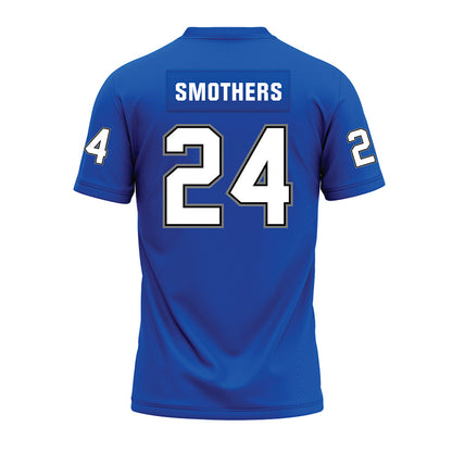 Buffalo - NCAA Football : Sayre Smothers - Blue Premium Football Jersey-1