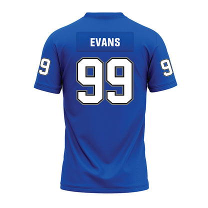 Buffalo - NCAA Football : Cornell Evans - Blue Premium Football Jersey