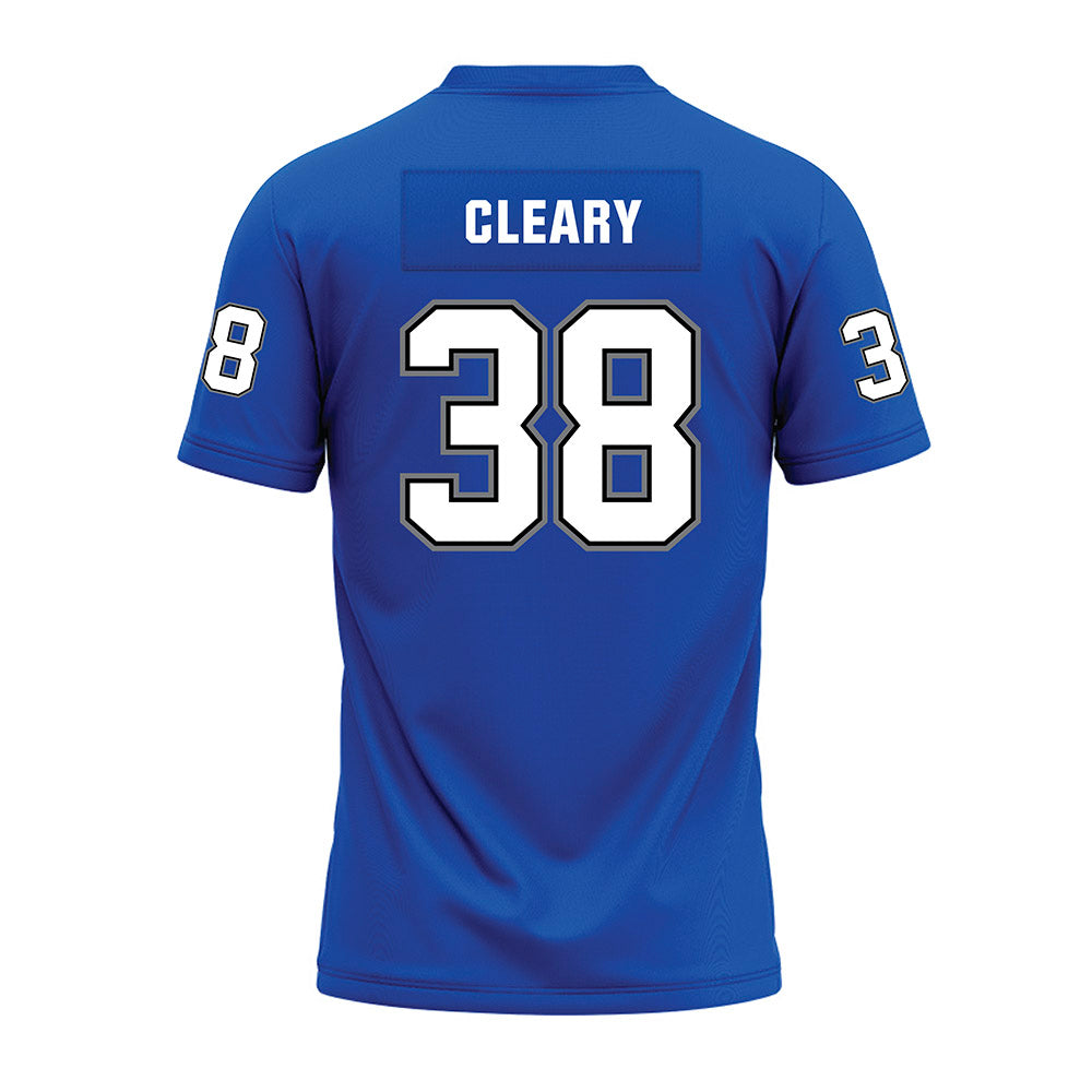 Buffalo - NCAA Football : Dylan Cleary - Blue Premium Football Jersey-1