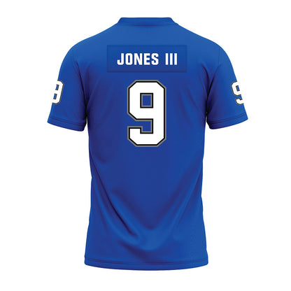 Buffalo - NCAA Football : Trey Jones III - Blue Premium Football Jersey-1