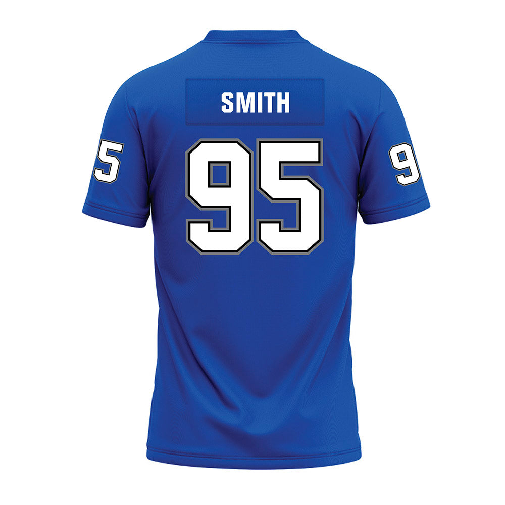 Buffalo - NCAA Football : Stantavious Smith - Blue Premium Football Jersey-1