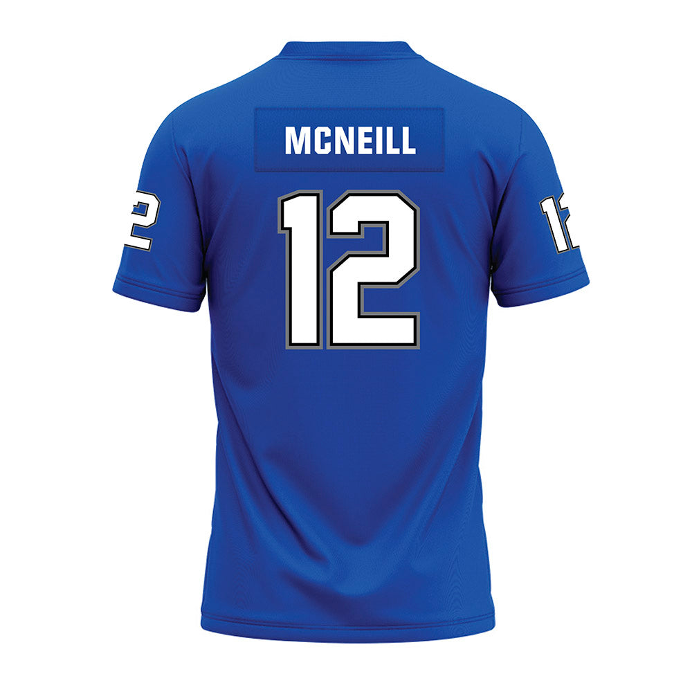 Buffalo - NCAA Football : Quran McNeill - Blue Premium Football Jersey-1