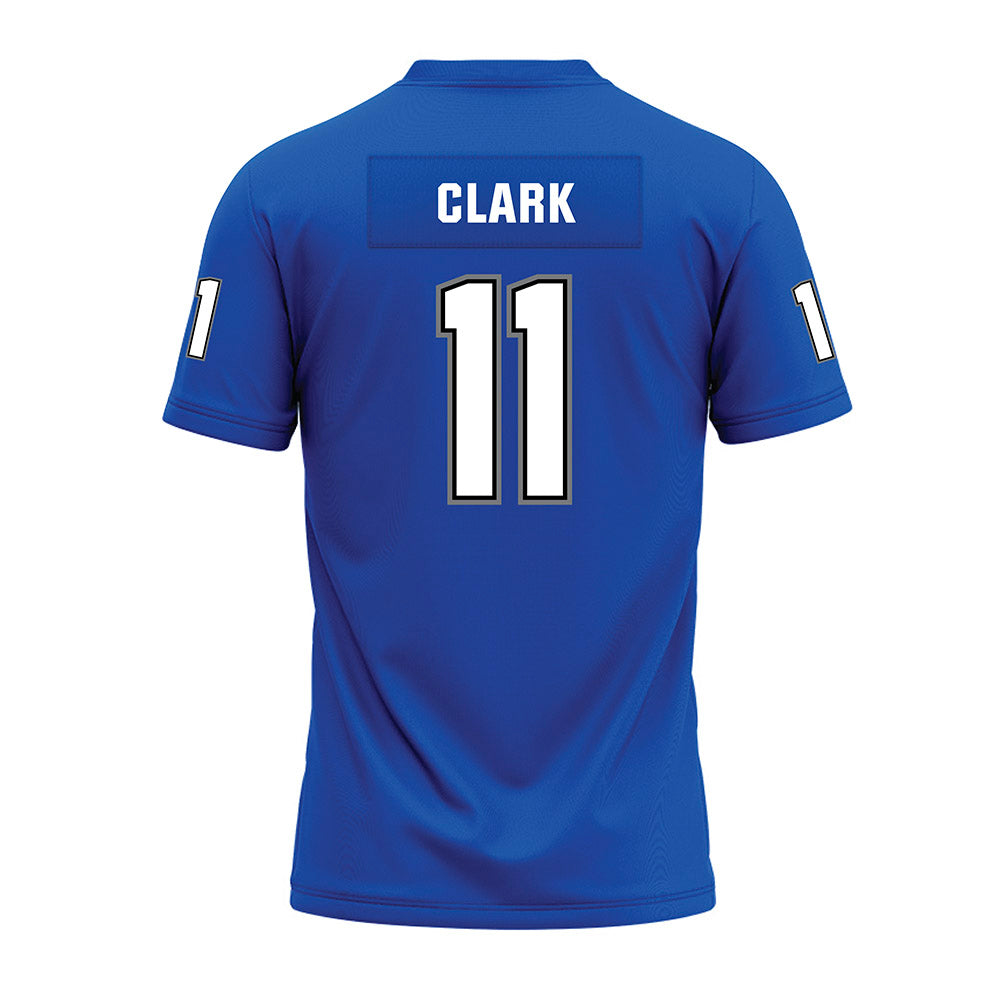 Buffalo - NCAA Football : William Clark - Blue Premium Football Jersey-1