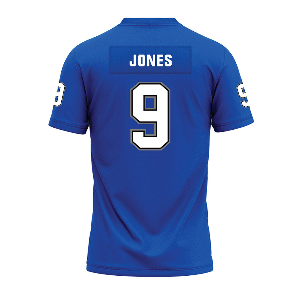 Buffalo - NCAA Football : Trey Jones - Blue Premium Football Jersey-1