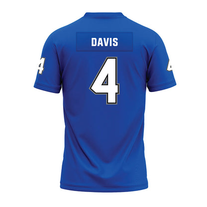 Buffalo - NCAA Football : Ronnell Davis - Blue Premium Football Jersey-1
