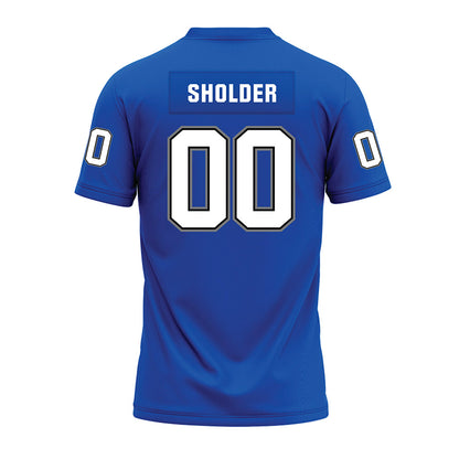 Buffalo - NCAA Football : Blake Sholder - Blue Premium Football Jersey-1